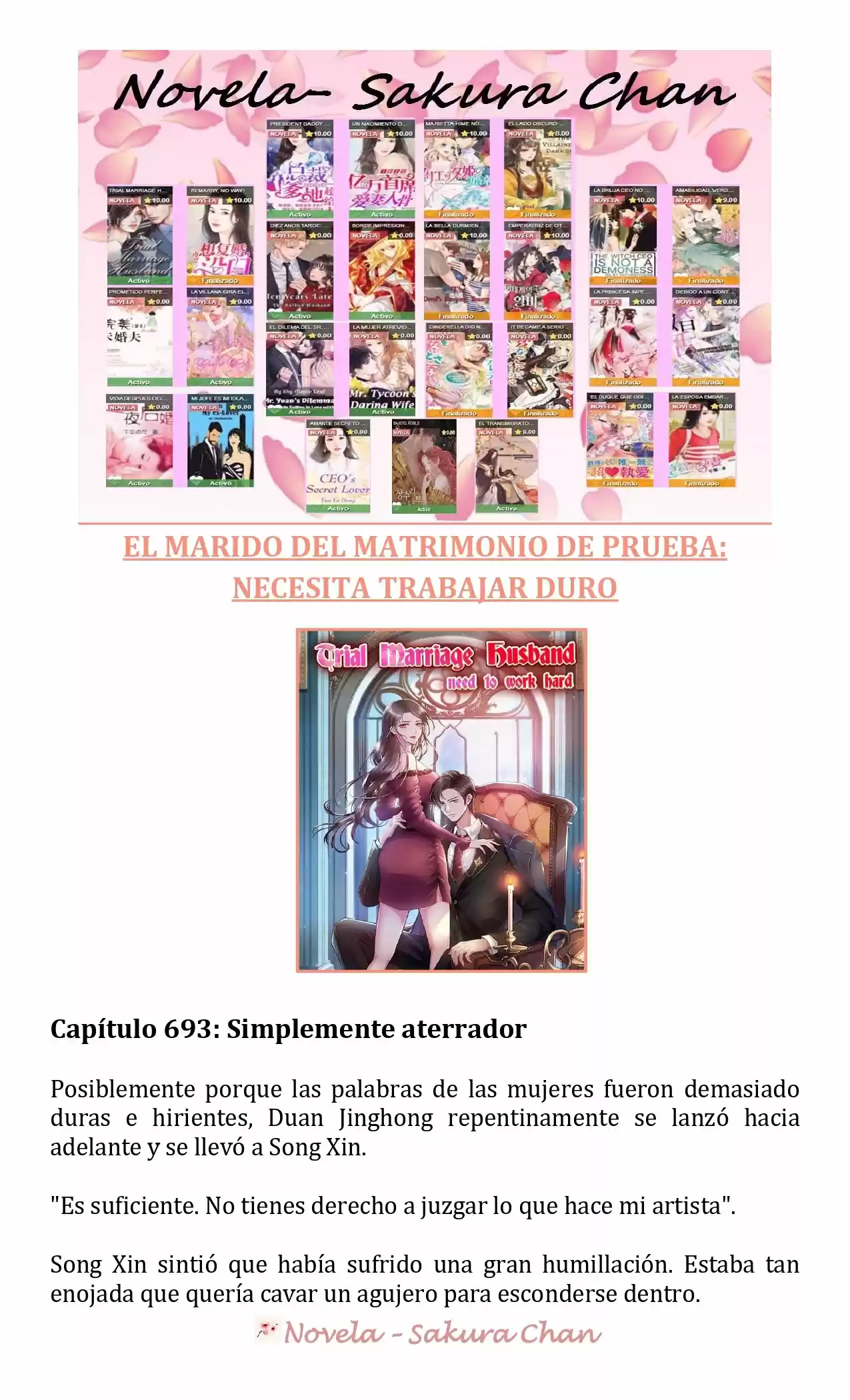 MARIDO DE PRUEBA: NECESIDAD DE TRABAJAR DURO (Novela) - Capítulo 693 - Página 1 - LectorTMOo