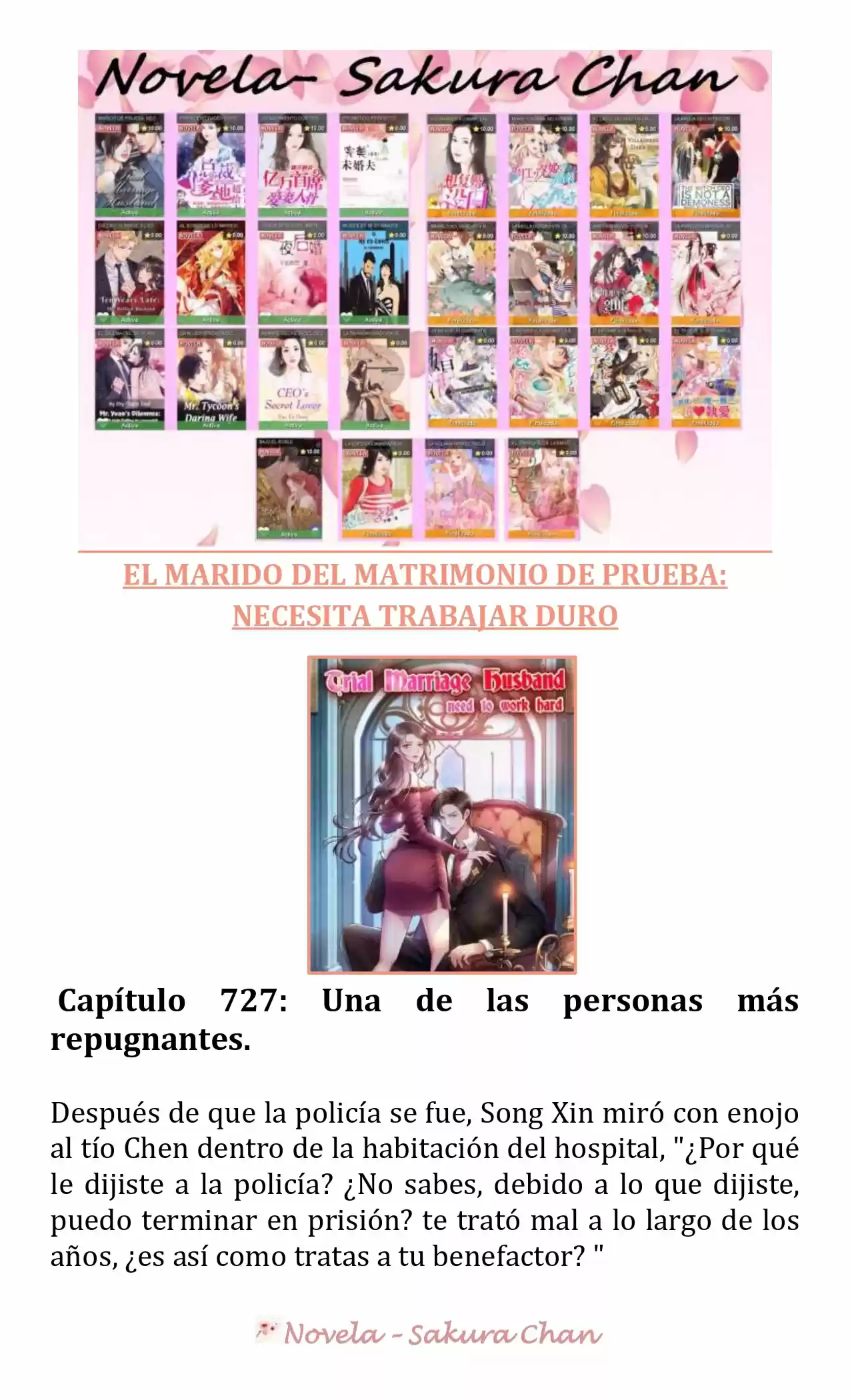 MARIDO DE PRUEBA: NECESIDAD DE TRABAJAR DURO (Novela) - Capítulo 727 - Página 1 - LectorTMOo