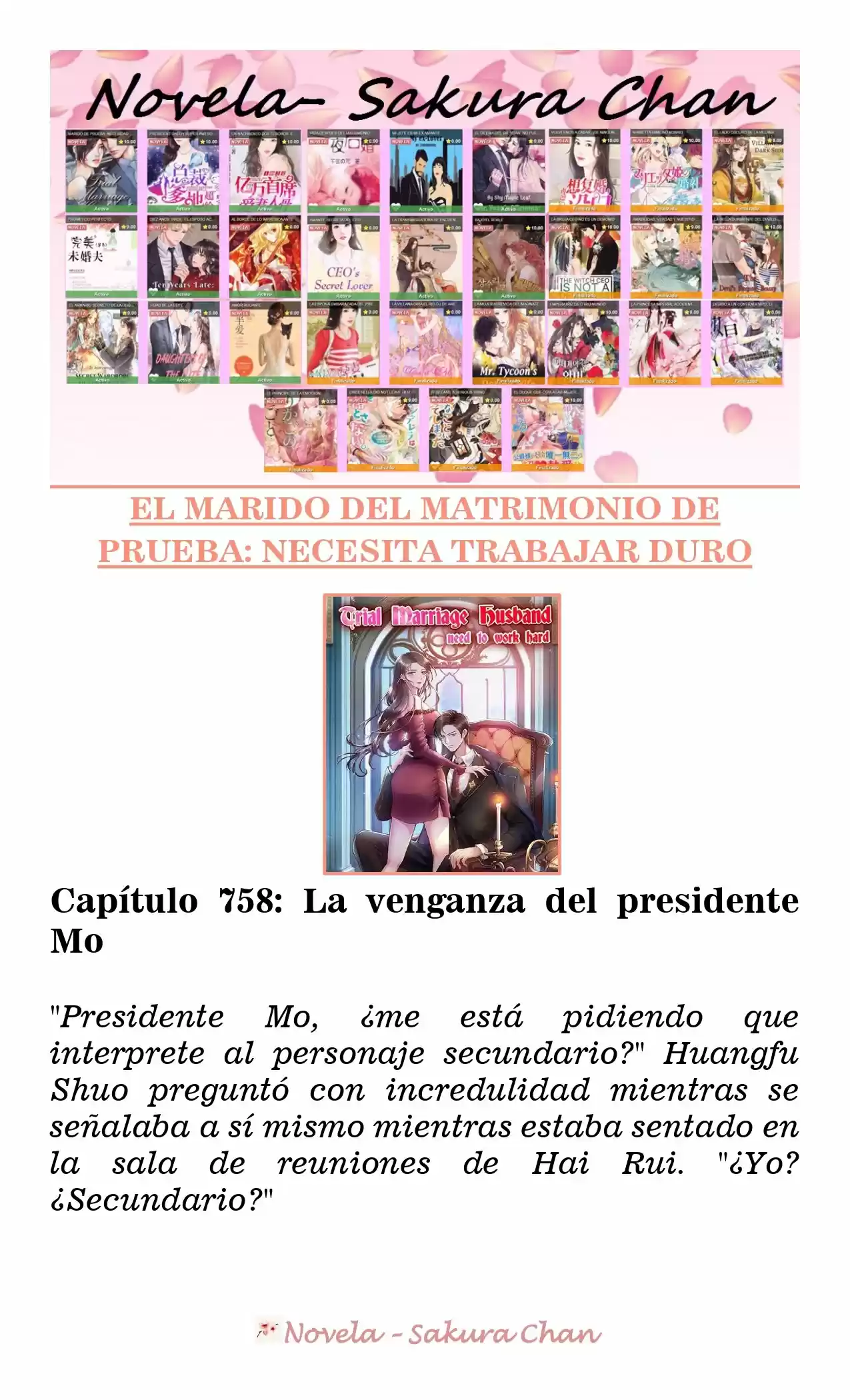 MARIDO DE PRUEBA: NECESIDAD DE TRABAJAR DURO (Novela) - Capítulo 758 - Página 2 - LectorTMOo