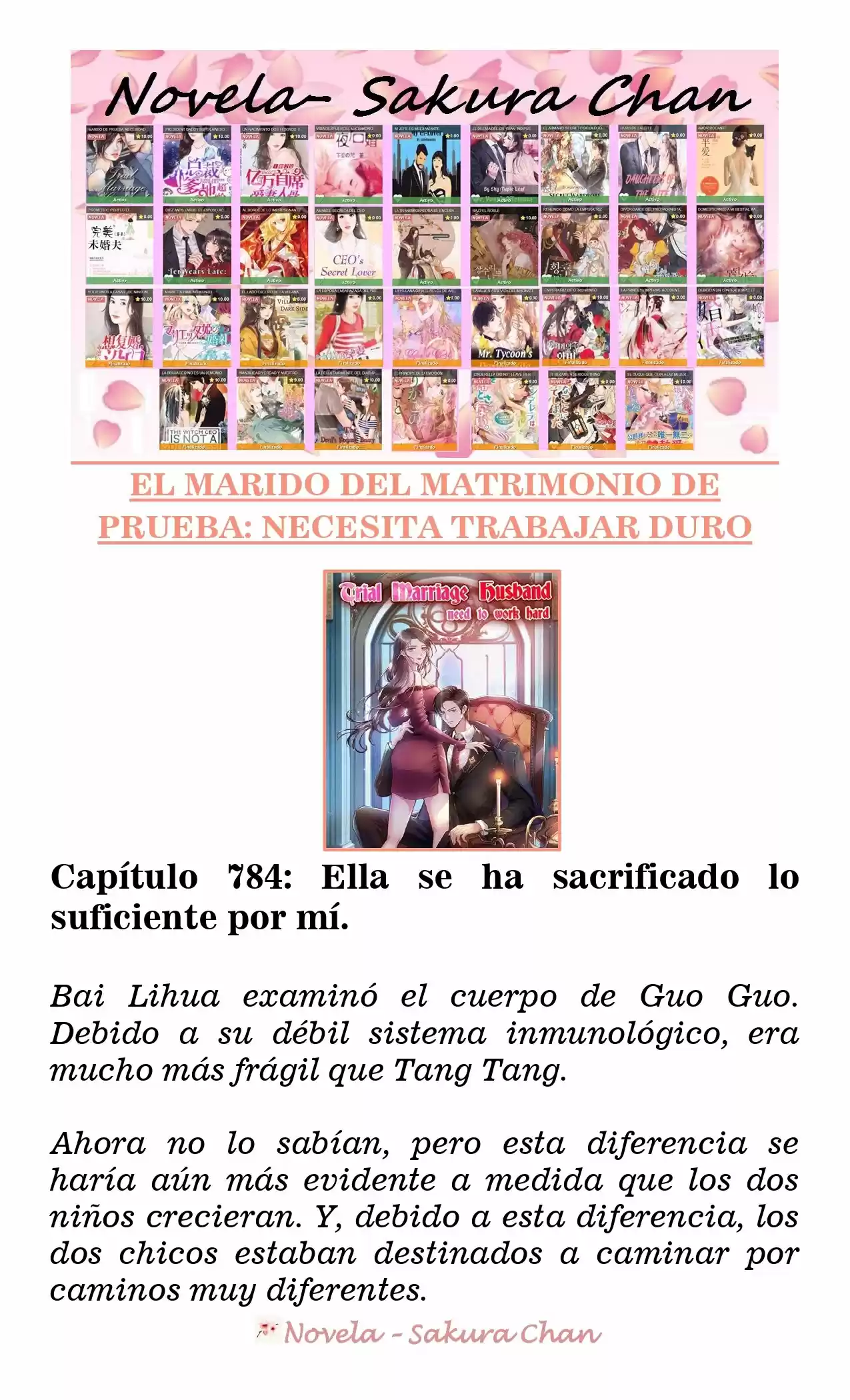 MARIDO DE PRUEBA: NECESIDAD DE TRABAJAR DURO (Novela) - Capítulo 784 - Página 1 - LectorTMOo