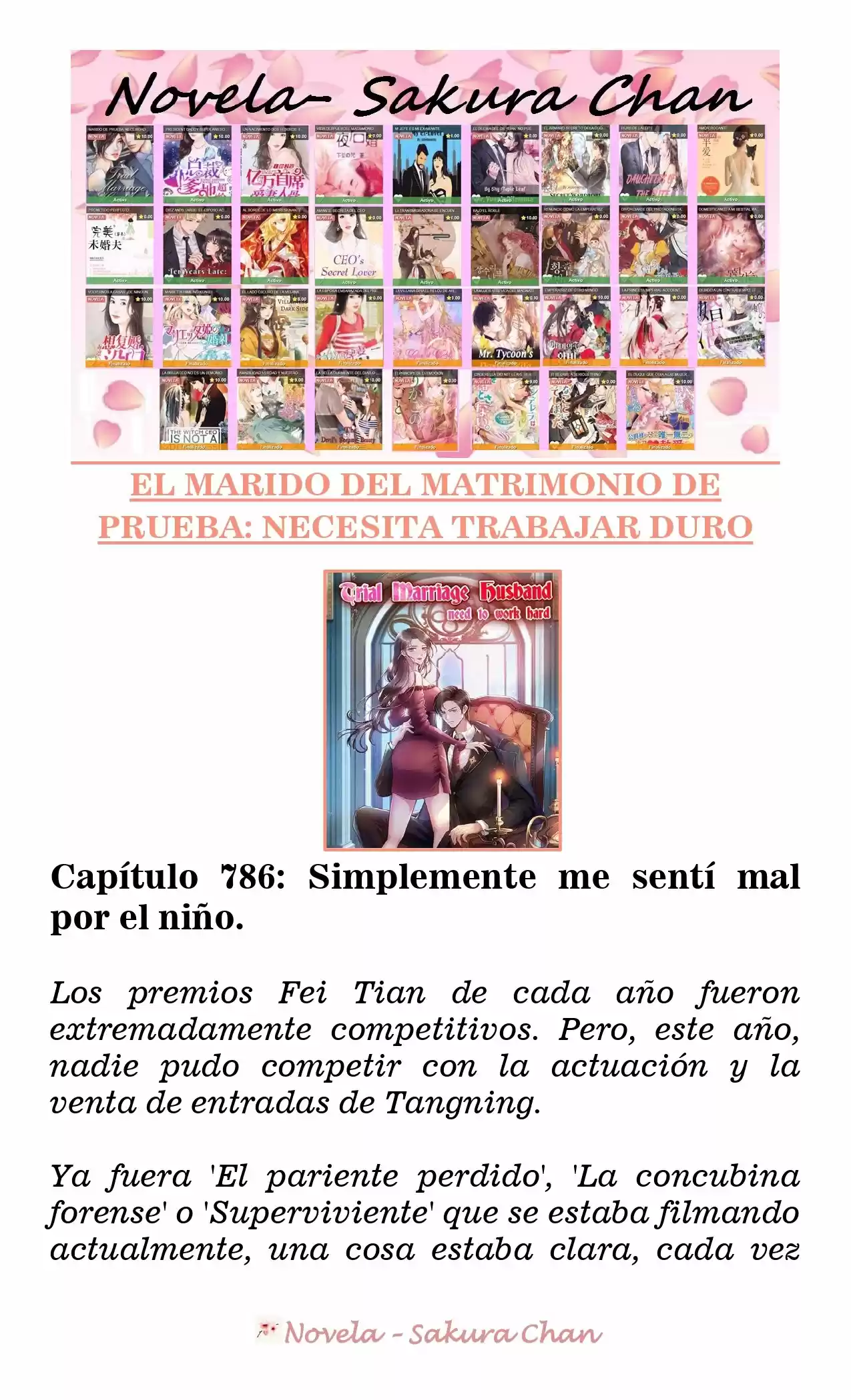 MARIDO DE PRUEBA: NECESIDAD DE TRABAJAR DURO (Novela) - Capítulo 786 - Página 1 - LectorTMOo