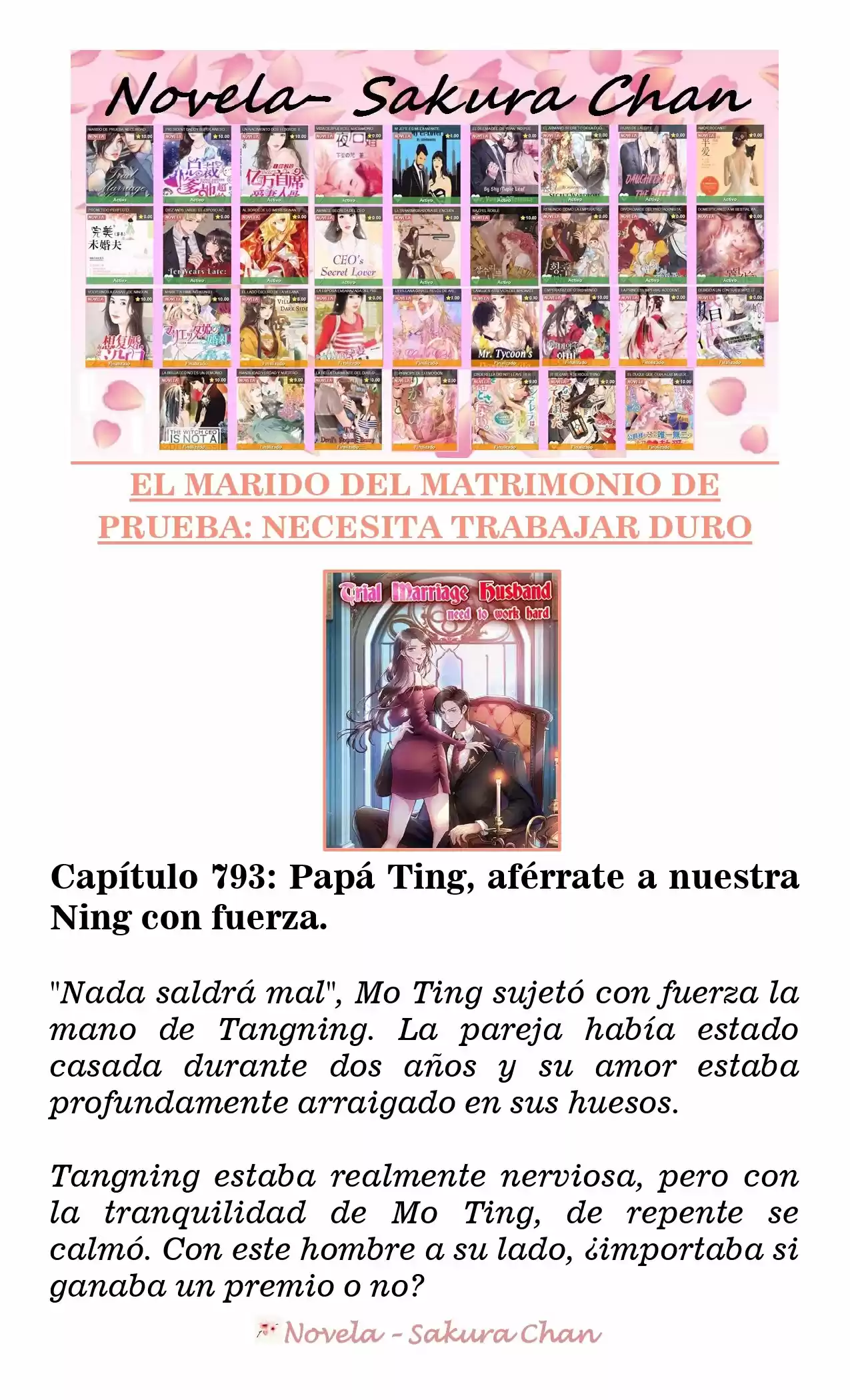MARIDO DE PRUEBA: NECESIDAD DE TRABAJAR DURO (Novela) - Capítulo 793 - Página 1 - LectorTMOo