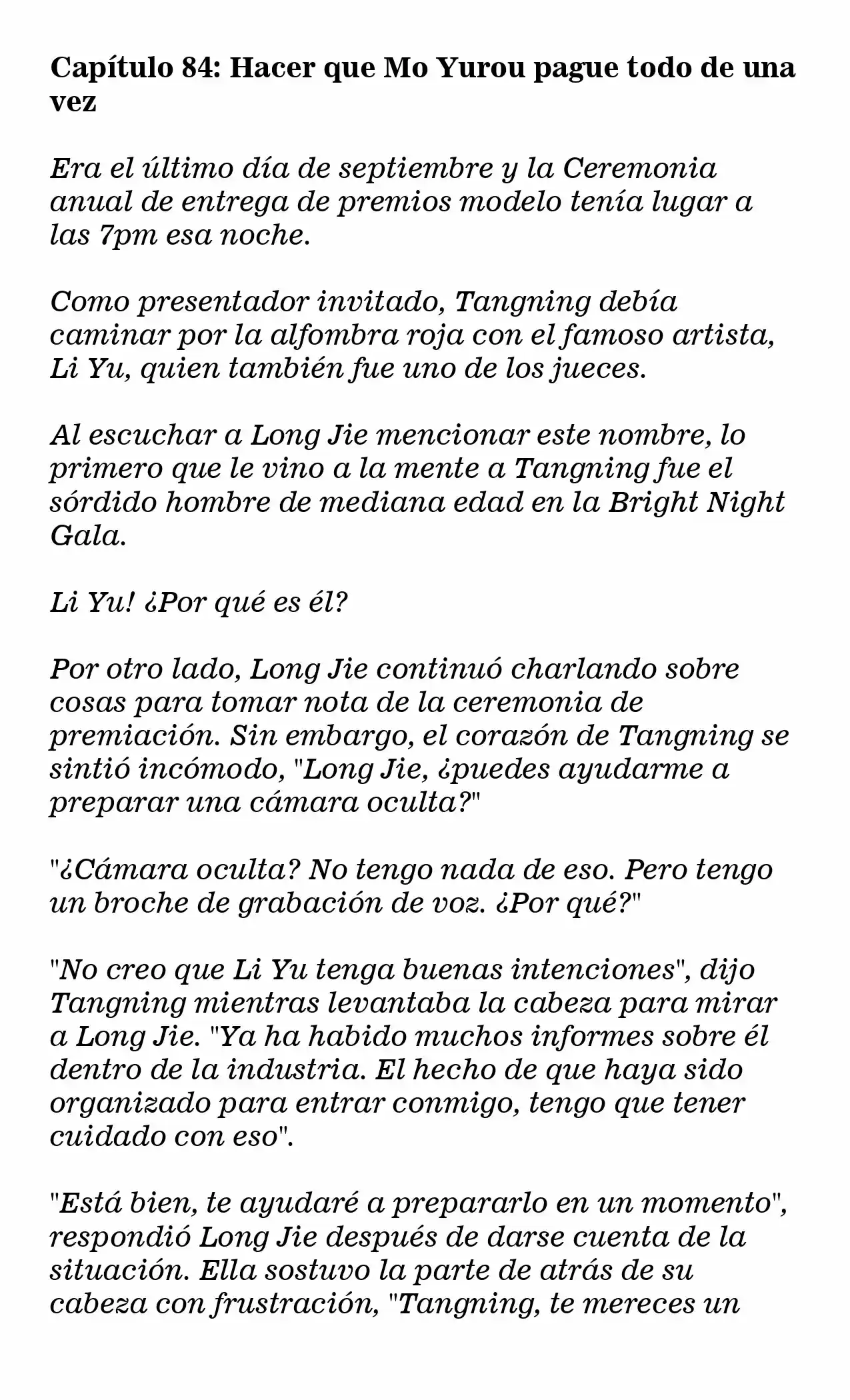 MARIDO DE PRUEBA: NECESIDAD DE TRABAJAR DURO (Novela) - Capítulo 84 - Página 1 - LectorTMOo