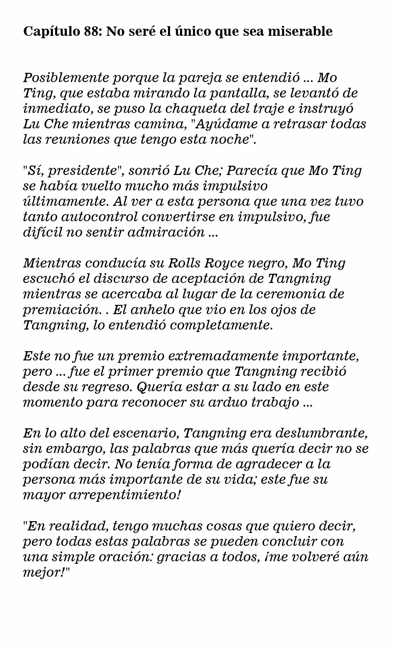MARIDO DE PRUEBA: NECESIDAD DE TRABAJAR DURO (Novela) - Capítulo 88 - Página 1 - LectorTMOo