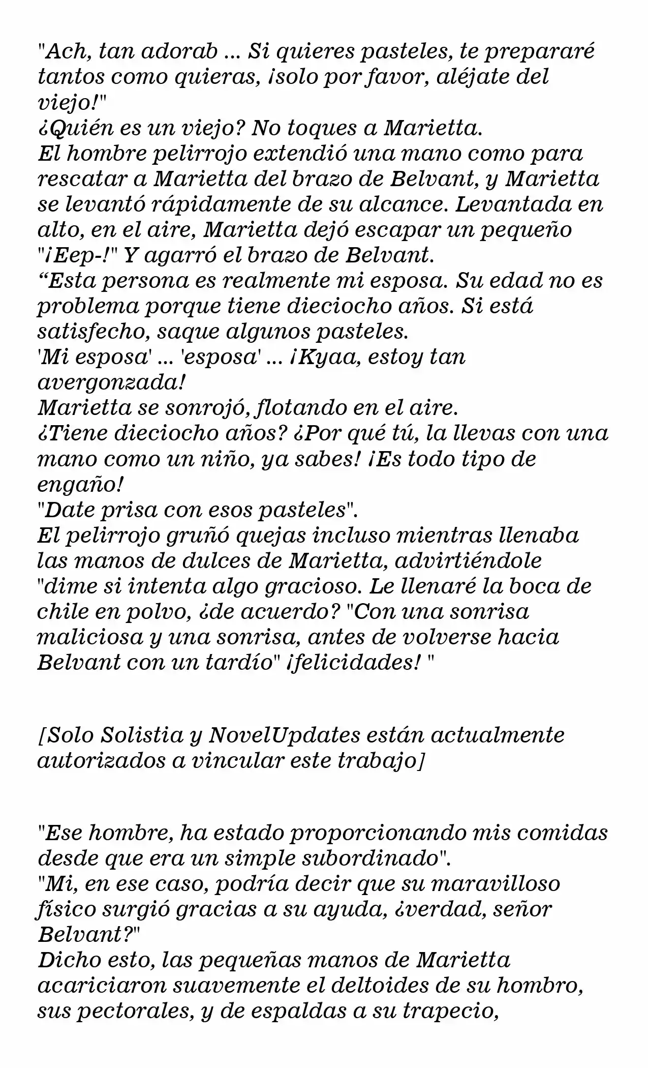 Marietta-hime No Konrei (Novela) - Capítulo 10 - Página 4 - LectorTMOo
