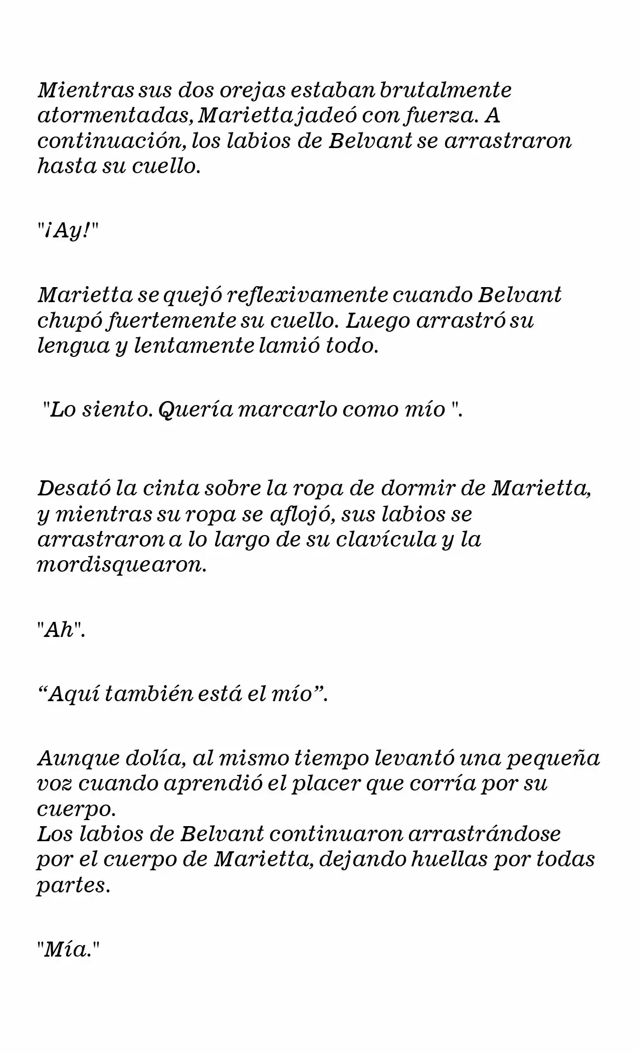 Marietta-hime No Konrei (Novela) - Capítulo 33 - Página 6 - LectorTMOo