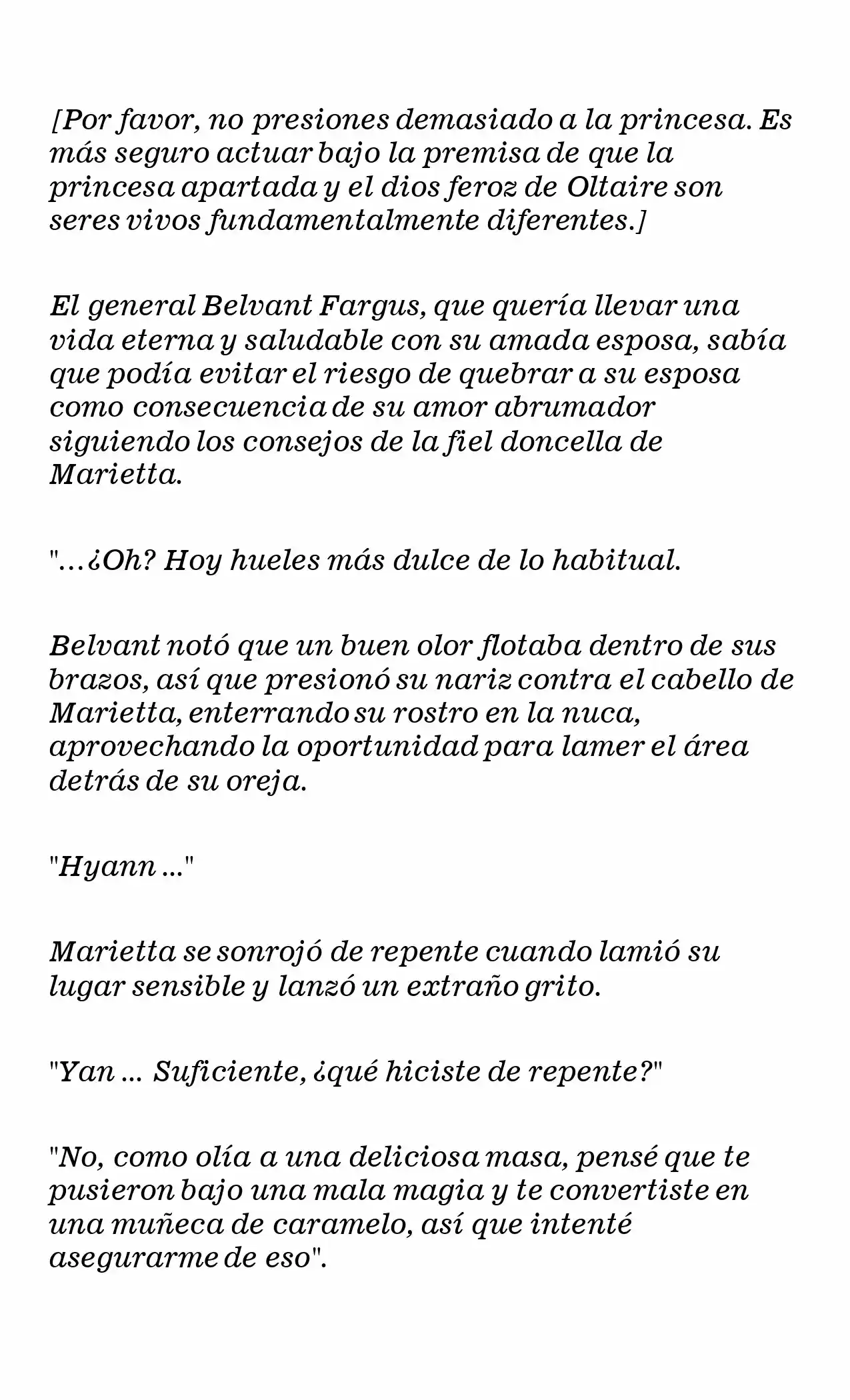 Marietta-hime No Konrei (Novela) - Capítulo 38 - Página 4 - LectorTMOo