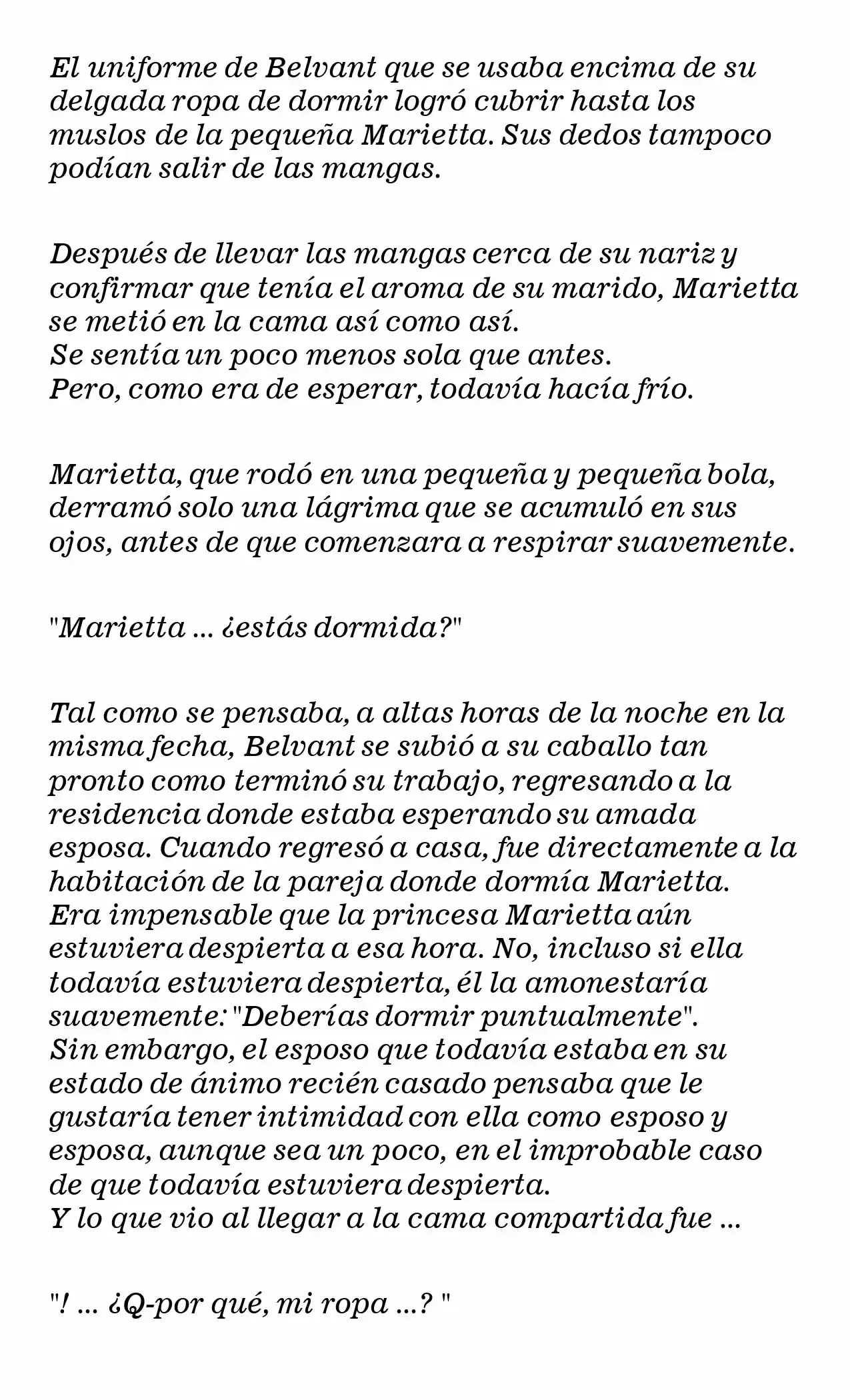 Marietta-hime No Konrei (Novela) - Capítulo 39 - Página 5 - LectorTMOo