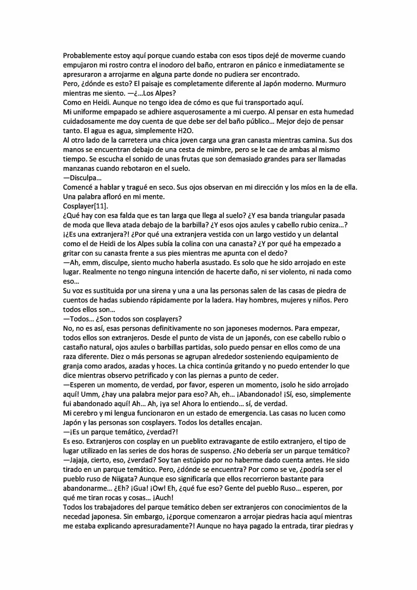 Maru-MA (Novela) - Capítulo 1 - Página 6 - LectorTMOo