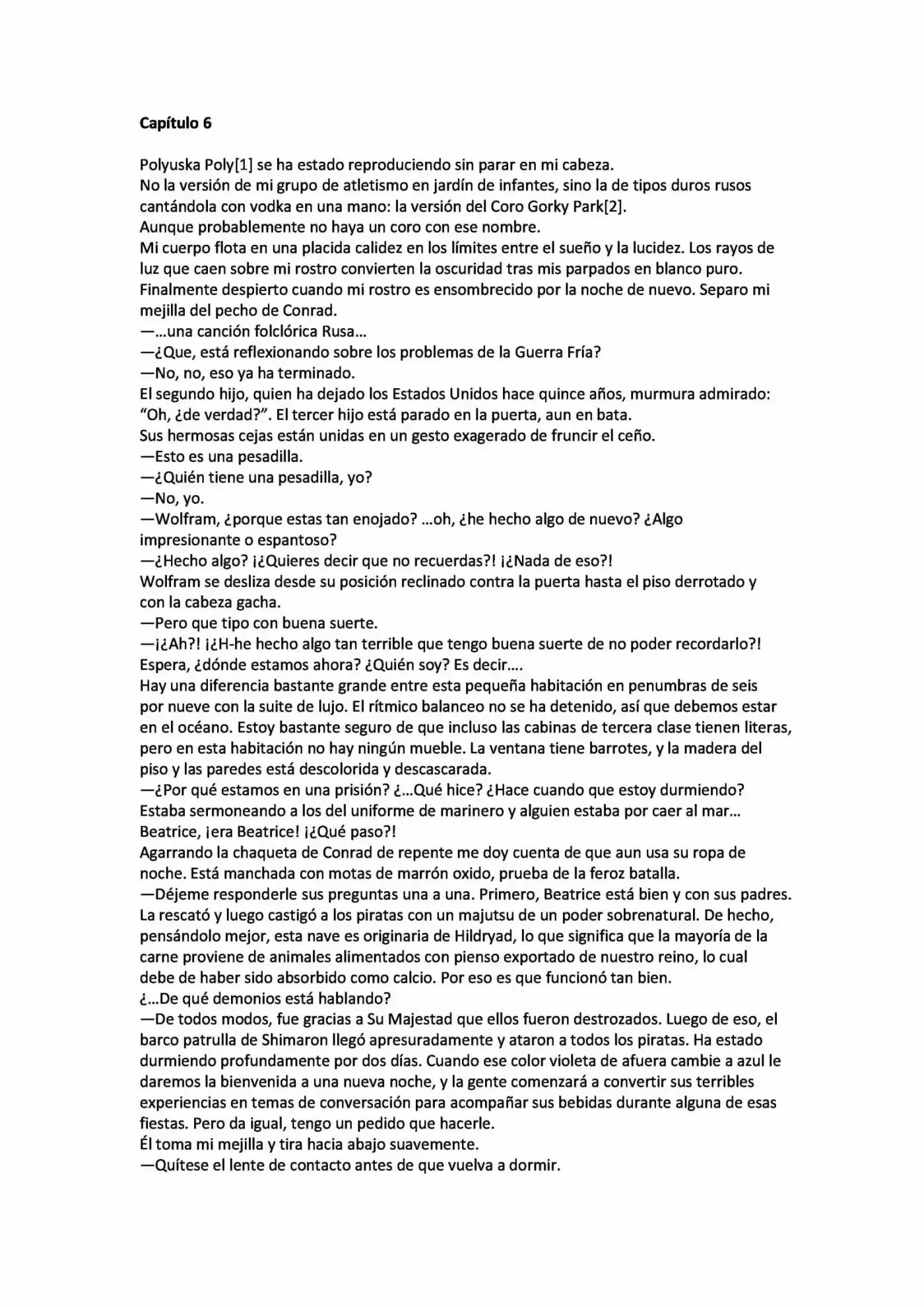 Maru-MA (Novela) - Capítulo 18 - Página 1 - LectorTMOo