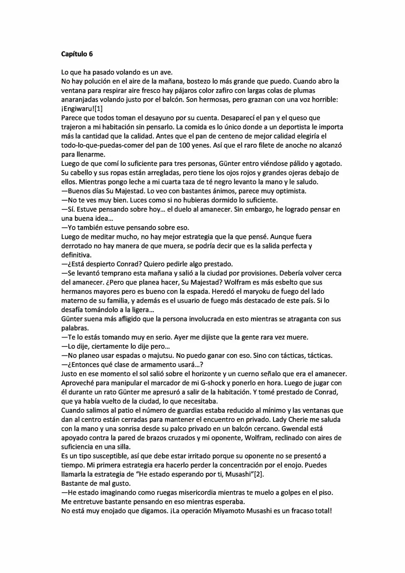 Maru-MA (Novela) - Capítulo 6 - Página 1 - LectorTMOo