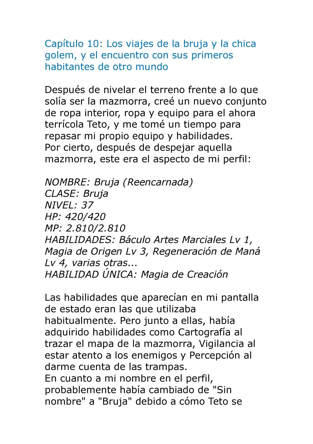 Maryoku (Novela) - Capítulo 10 - Página 1 - LectorTMOo