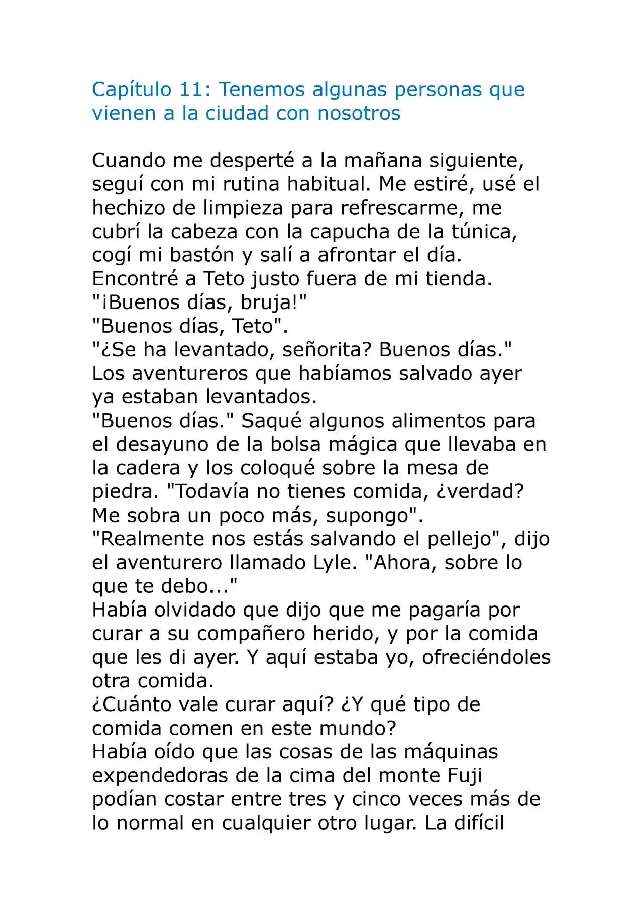 Maryoku (Novela) - Capítulo 11 - Página 1 - LectorTMOo