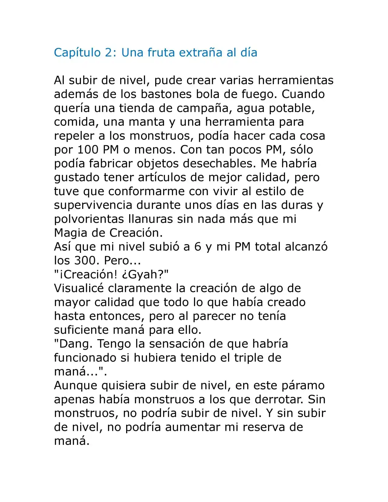 Maryoku (Novela) - Capítulo 2 - Página 1 - LectorTMOo