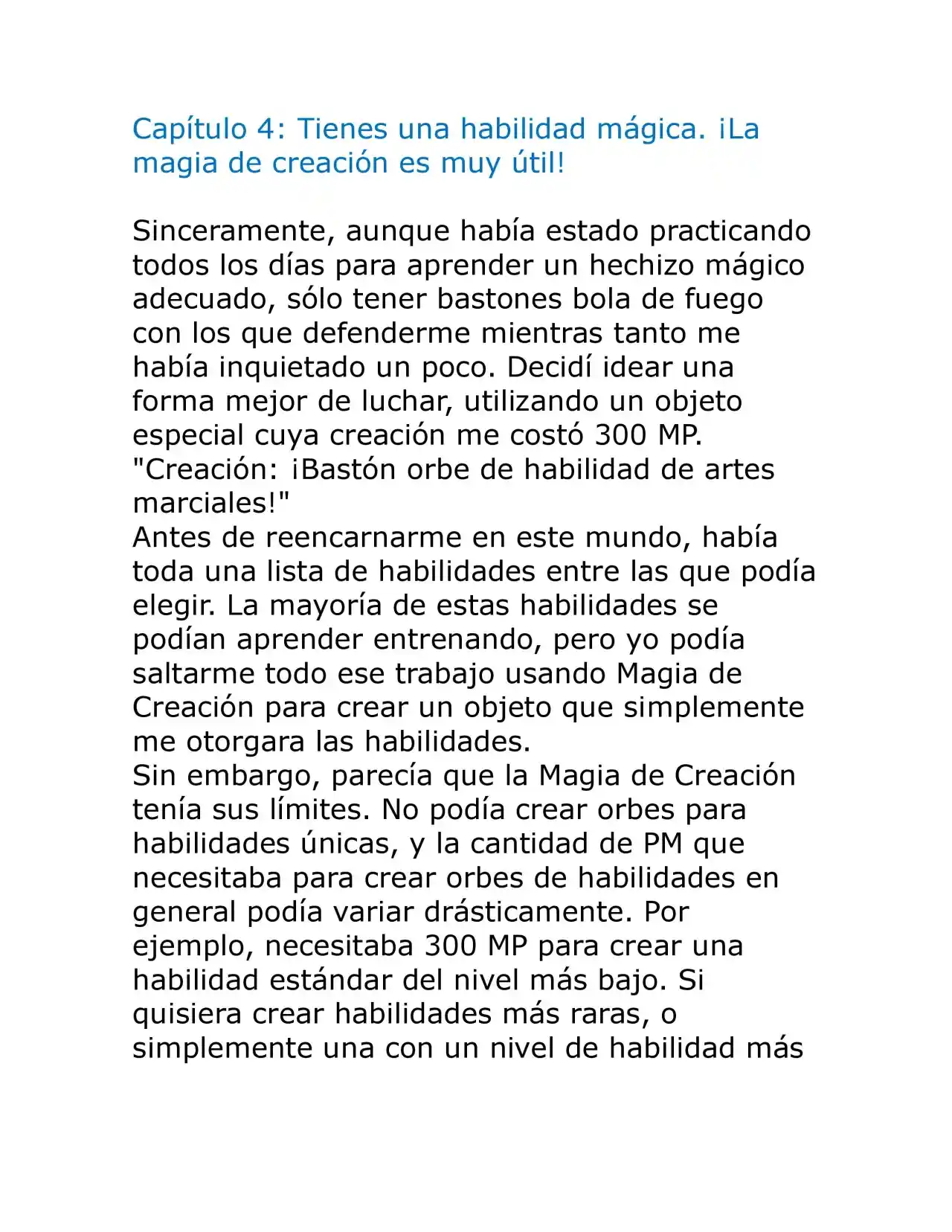 Maryoku (Novela) - Capítulo 4 - Página 1 - LectorTMOo