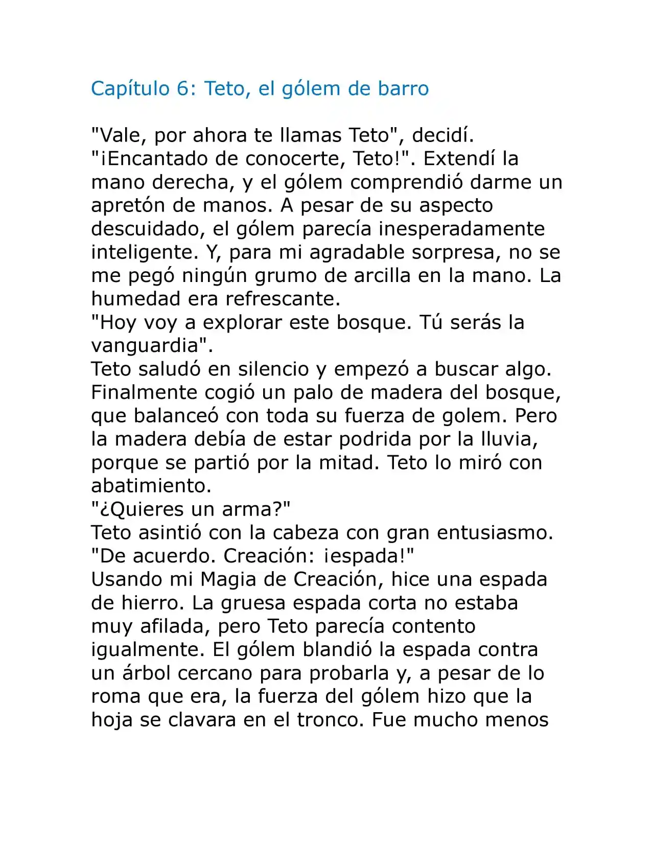 Maryoku (Novela) - Capítulo 6 - Página 1 - LectorTMOo