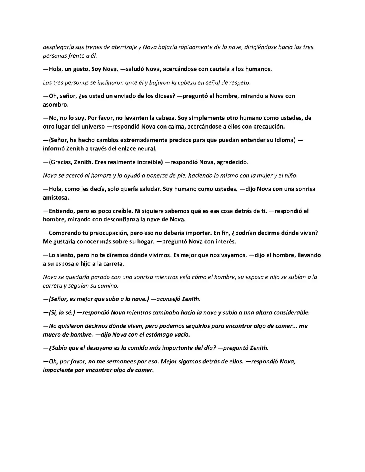 Mas Allá Del Agujero Negro (Novela) - Capítulo  - Página 8 - LectorTMOo
