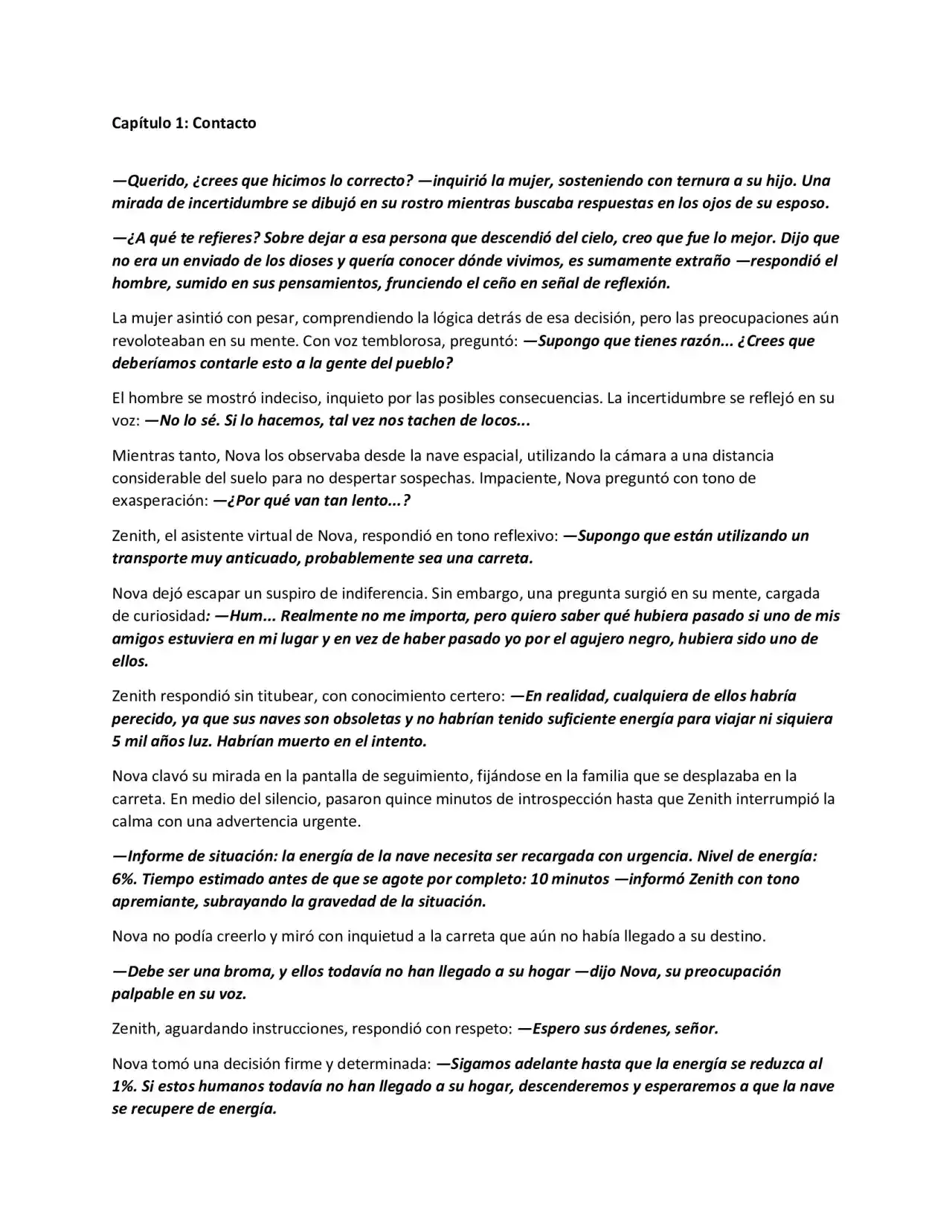 Mas Allá Del Agujero Negro (Novela) - Capítulo 1 - Página 1 - LectorTMOo