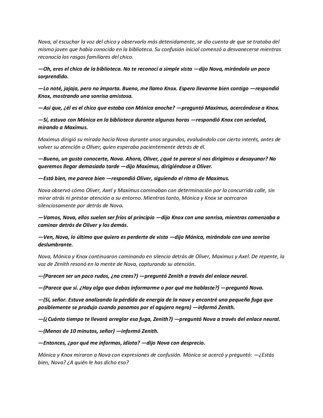 Mas Allá Del Agujero Negro (Novela) - Capítulo 3 - Página 6 - LectorTMOo