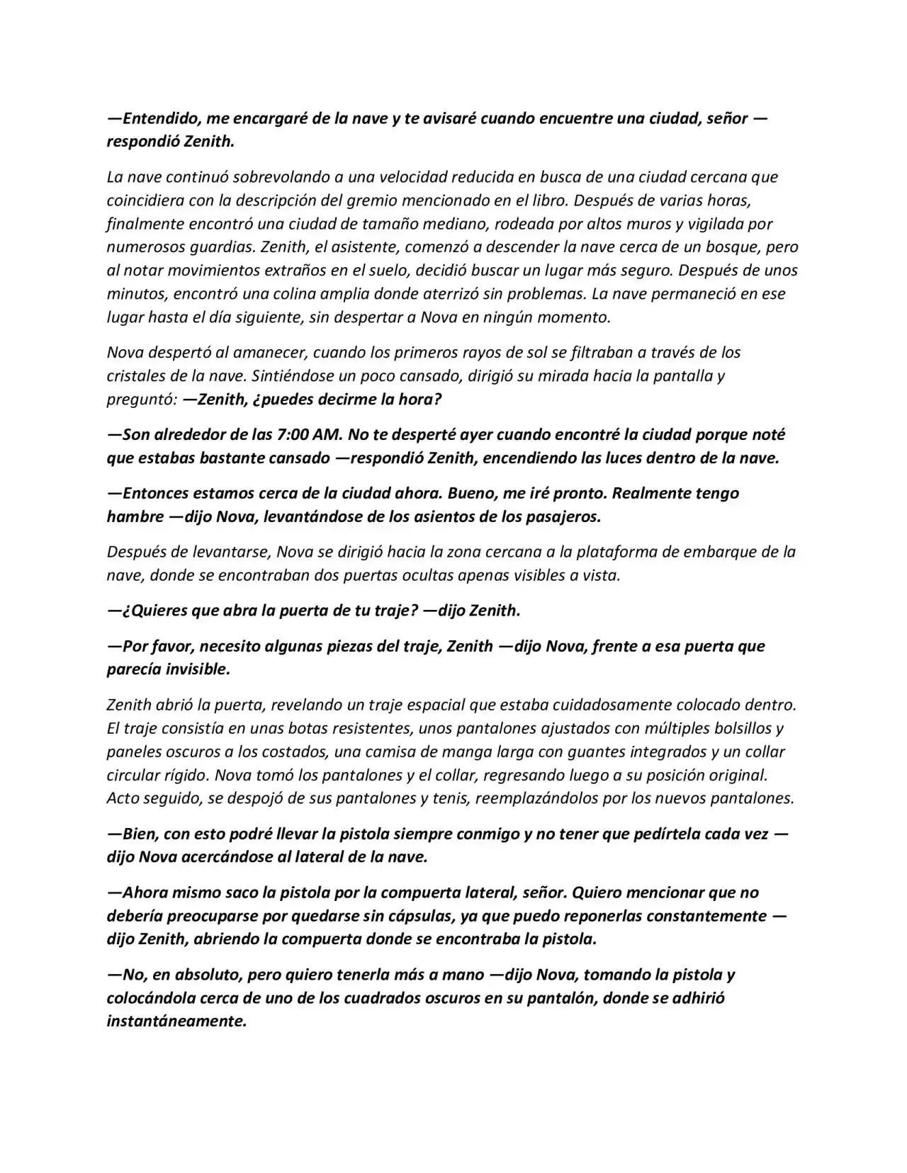 Mas Allá Del Agujero Negro (Novela) - Capítulo 5 - Página 8 - LectorTMOo