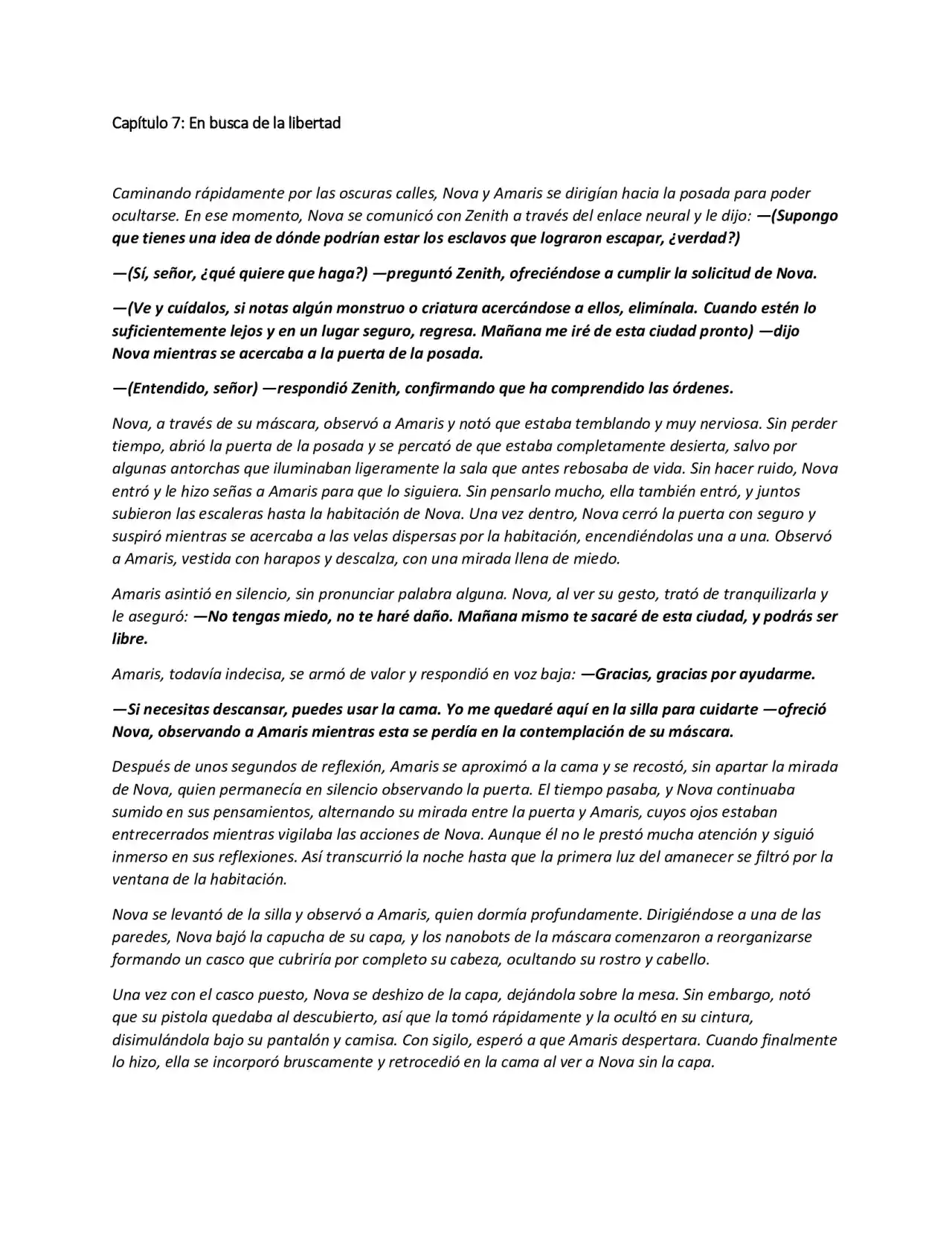 Mas Allá Del Agujero Negro (Novela) - Capítulo 7 - Página 1 - LectorTMOo