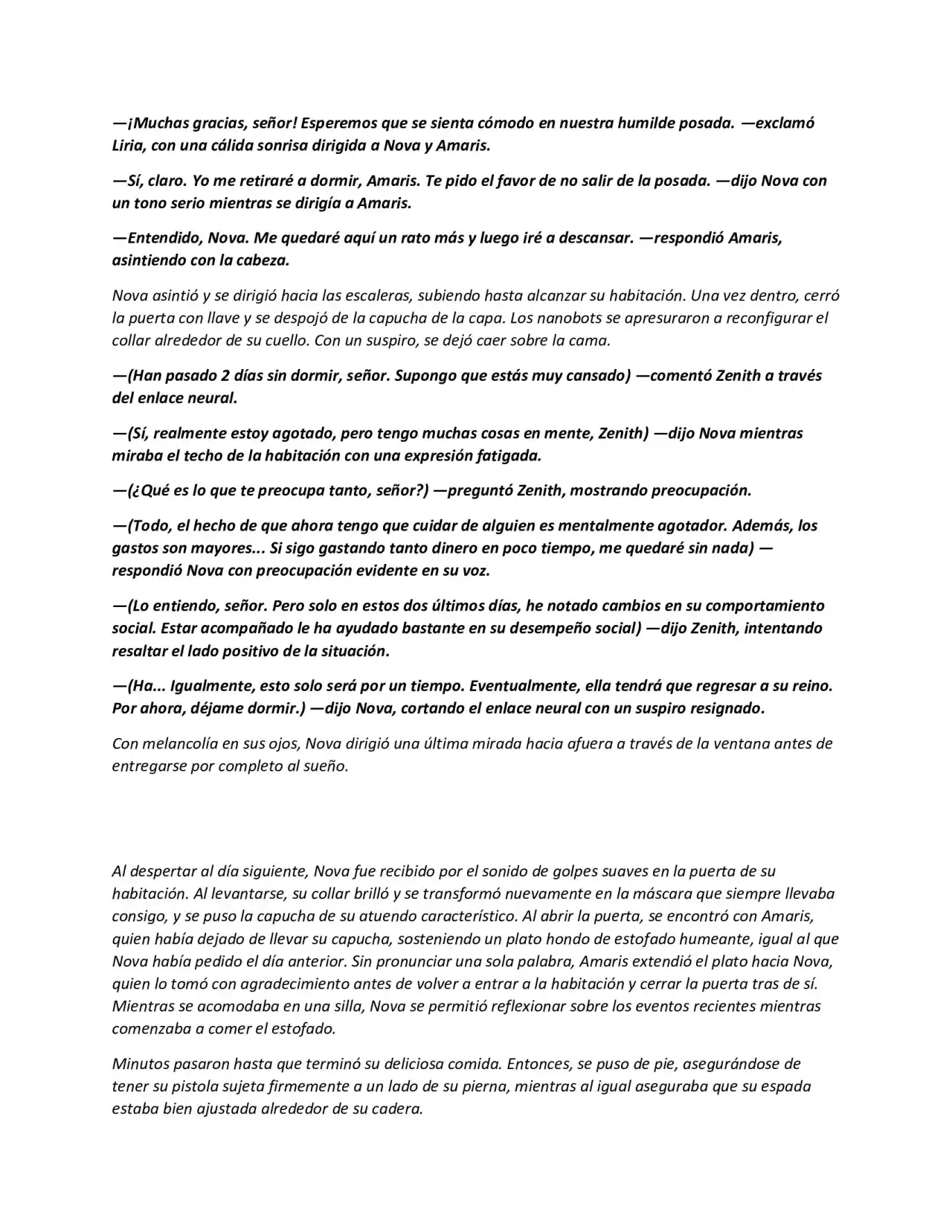Mas Allá Del Agujero Negro (Novela) - Capítulo 8 - Página 6 - LectorTMOo