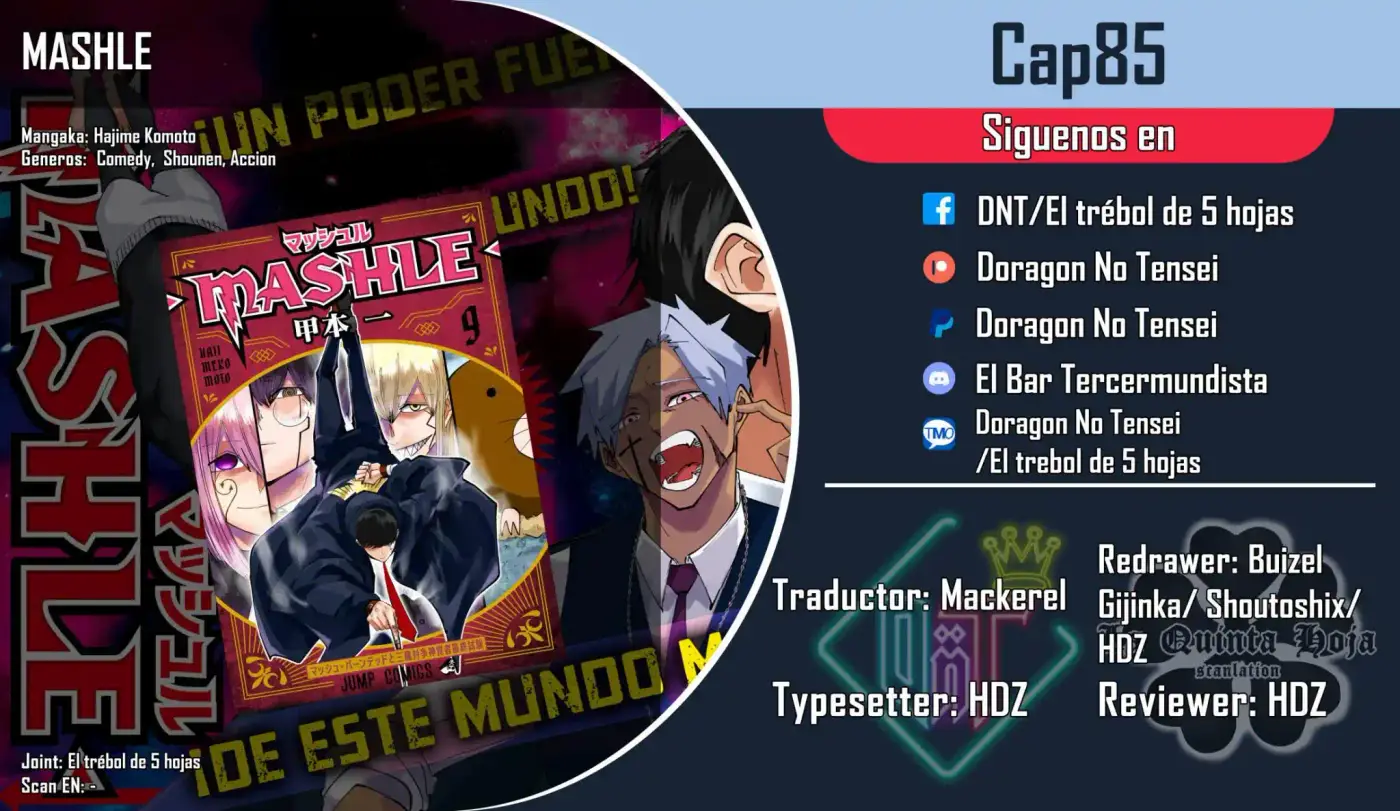 Mashle: Magic And Muscles - Capítulo 85 - Página 1 - LectorTMOo