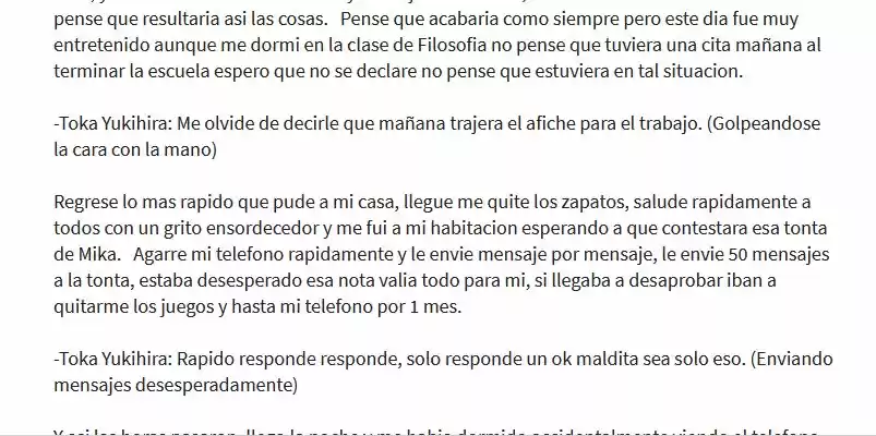Masks At School (Novela) - Capítulo 1 - Página 4 - LectorTMOo