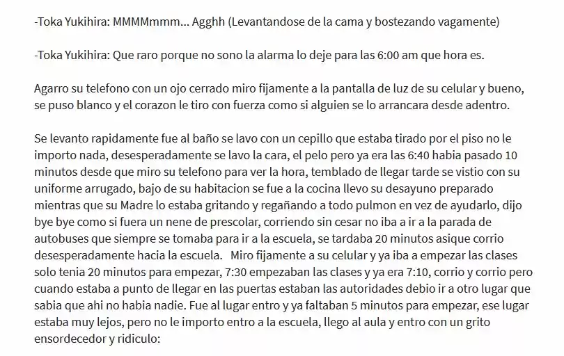 Masks At School (Novela) - Capítulo 1 - Página 14 - LectorTMOo