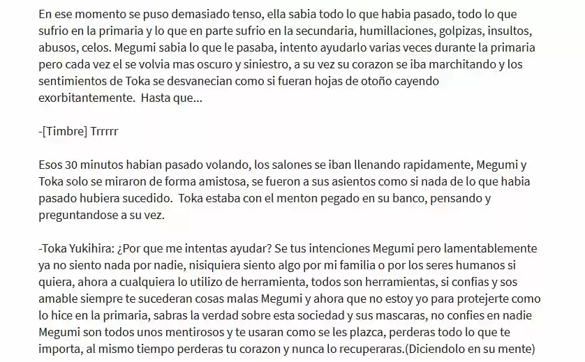 Masks At School (Novela) - Capítulo 2 - Página 2 - LectorTMOo