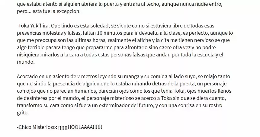 Masks At School (Novela) - Capítulo 2 - Página 4 - LectorTMOo