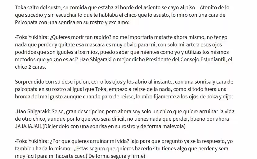 Masks At School (Novela) - Capítulo 2 - Página 5 - LectorTMOo