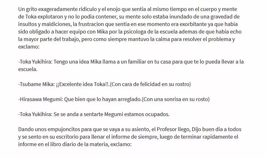 Masks At School (Novela) - Capítulo 2 - Página 12 - LectorTMOo