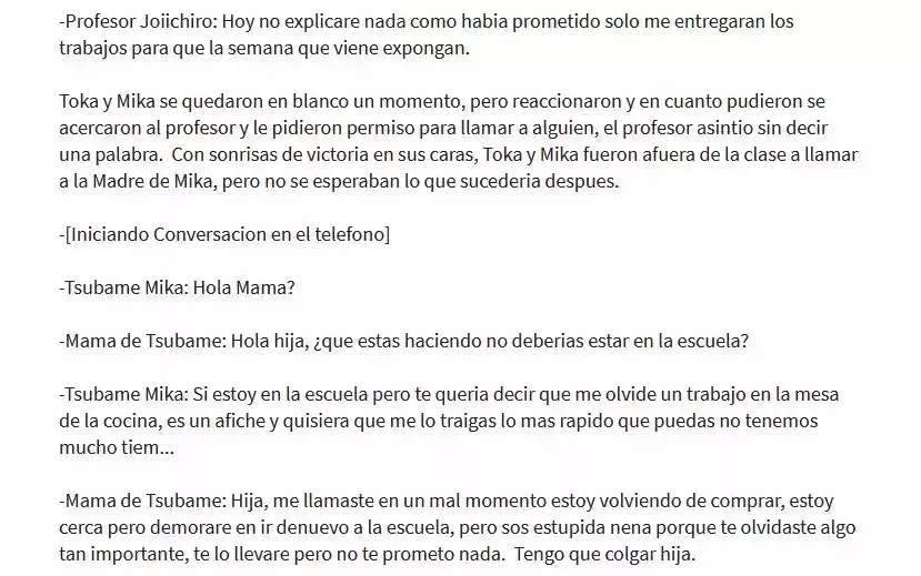 Masks At School (Novela) - Capítulo 2 - Página 13 - LectorTMOo