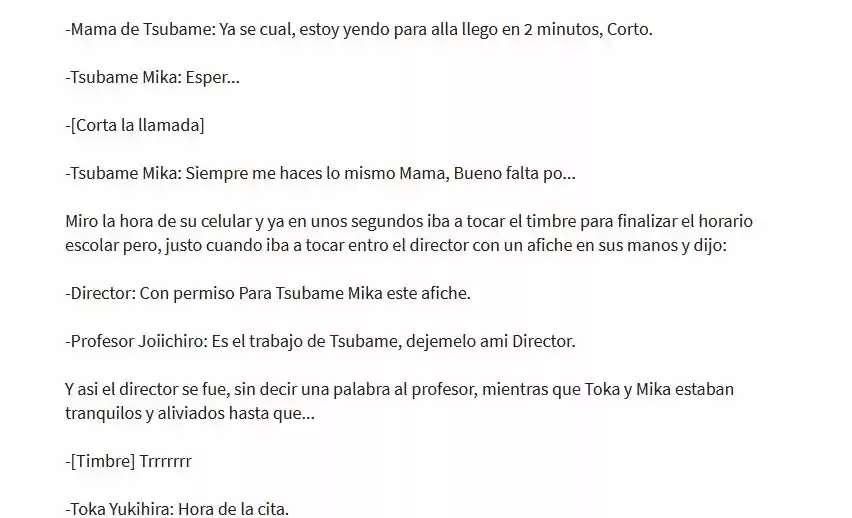 Masks At School (Novela) - Capítulo 2 - Página 16 - LectorTMOo