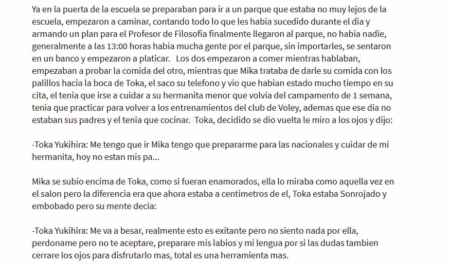 Masks At School (Novela) - Capítulo 2 - Página 18 - LectorTMOo