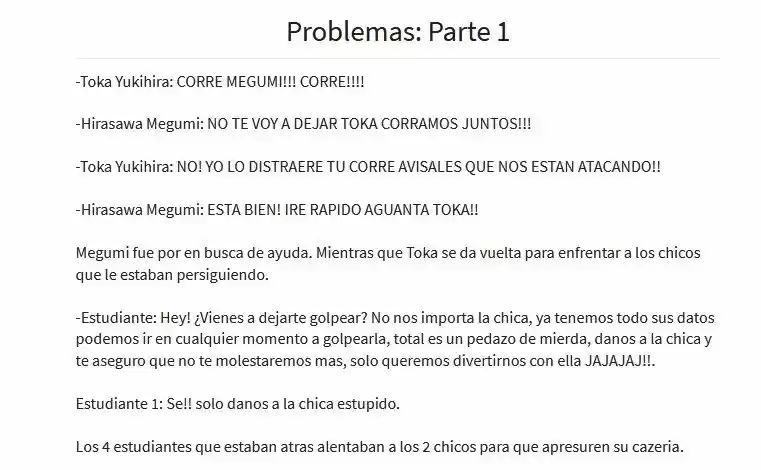 Masks At School (Novela) - Capítulo 3 - Página 1 - LectorTMOo
