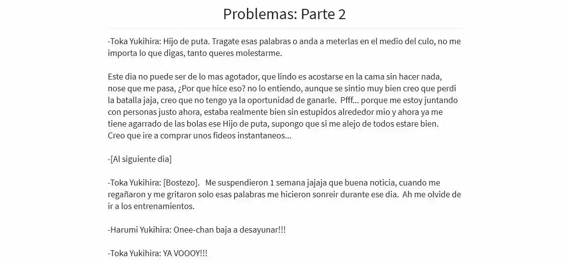 Masks At School (Novela) - Capítulo 4 - Página 1 - LectorTMOo