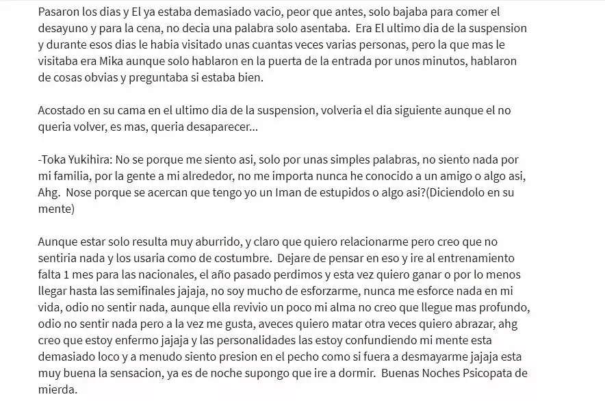 Masks At School (Novela) - Capítulo 4 - Página 3 - LectorTMOo