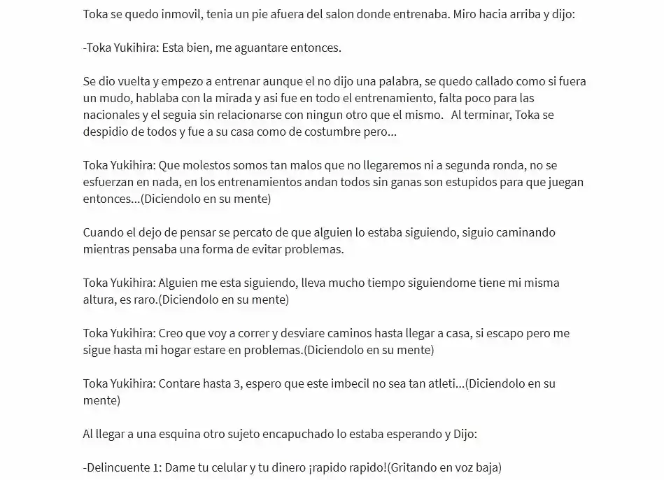 Masks At School (Novela) - Capítulo 4 - Página 5 - LectorTMOo