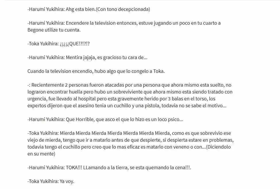 Masks At School (Novela) - Capítulo 4 - Página 8 - LectorTMOo