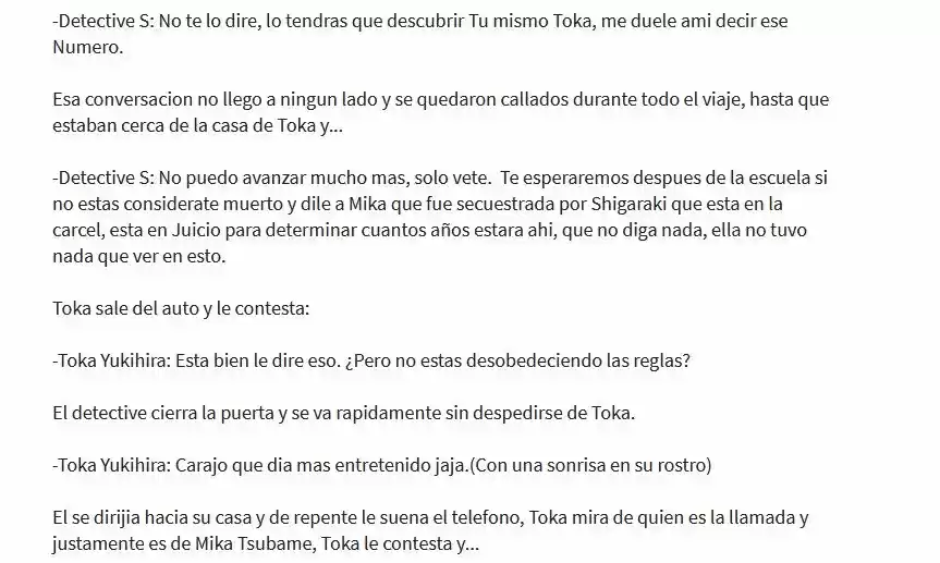 Masks At School (Novela) - Capítulo 6 - Página 14 - LectorTMOo