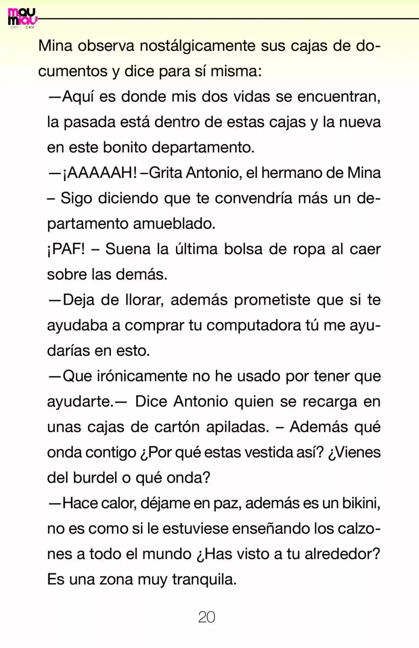 Maumiau (Novela) - Capítulo 1 - Página 7 - LectorTMOo