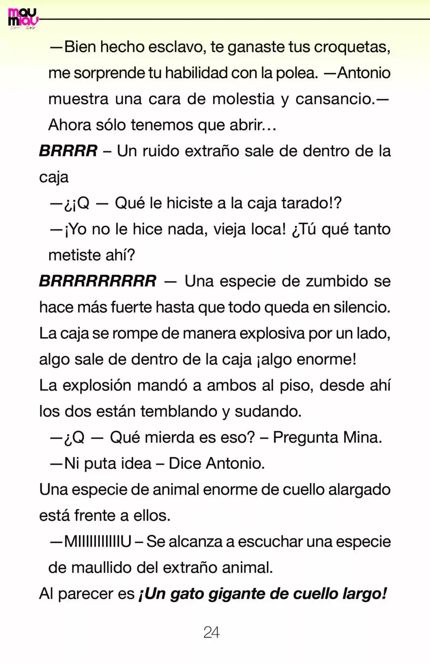 Maumiau (Novela) - Capítulo 1 - Página 11 - LectorTMOo