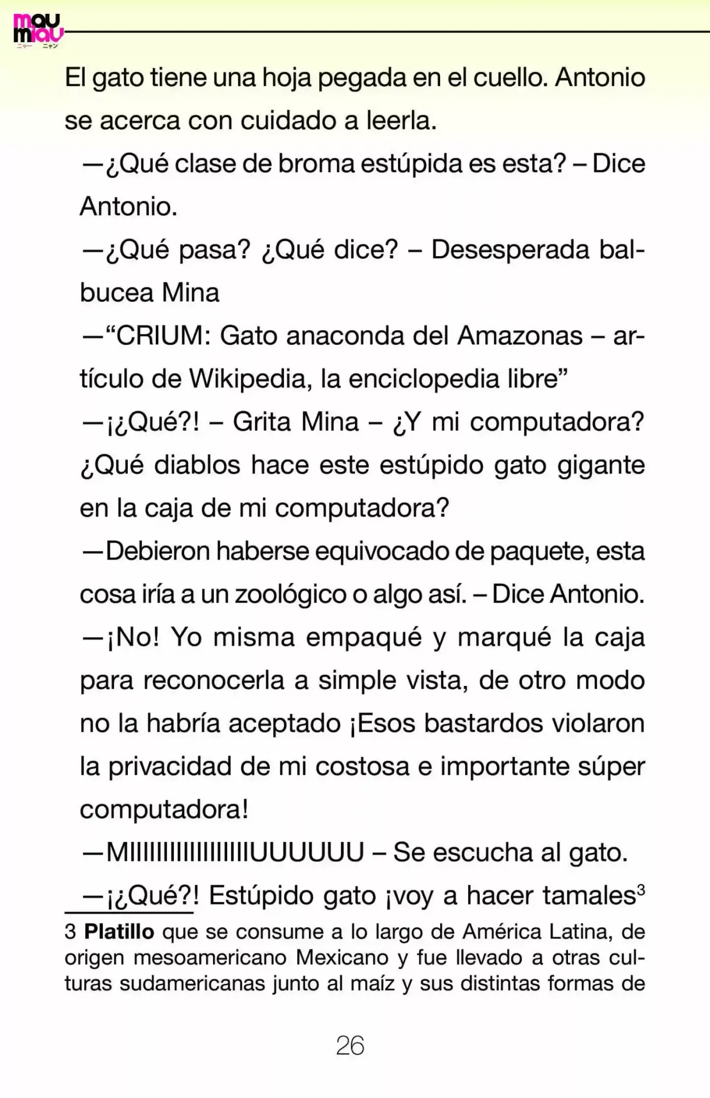 Maumiau (Novela) - Capítulo 1 - Página 13 - LectorTMOo