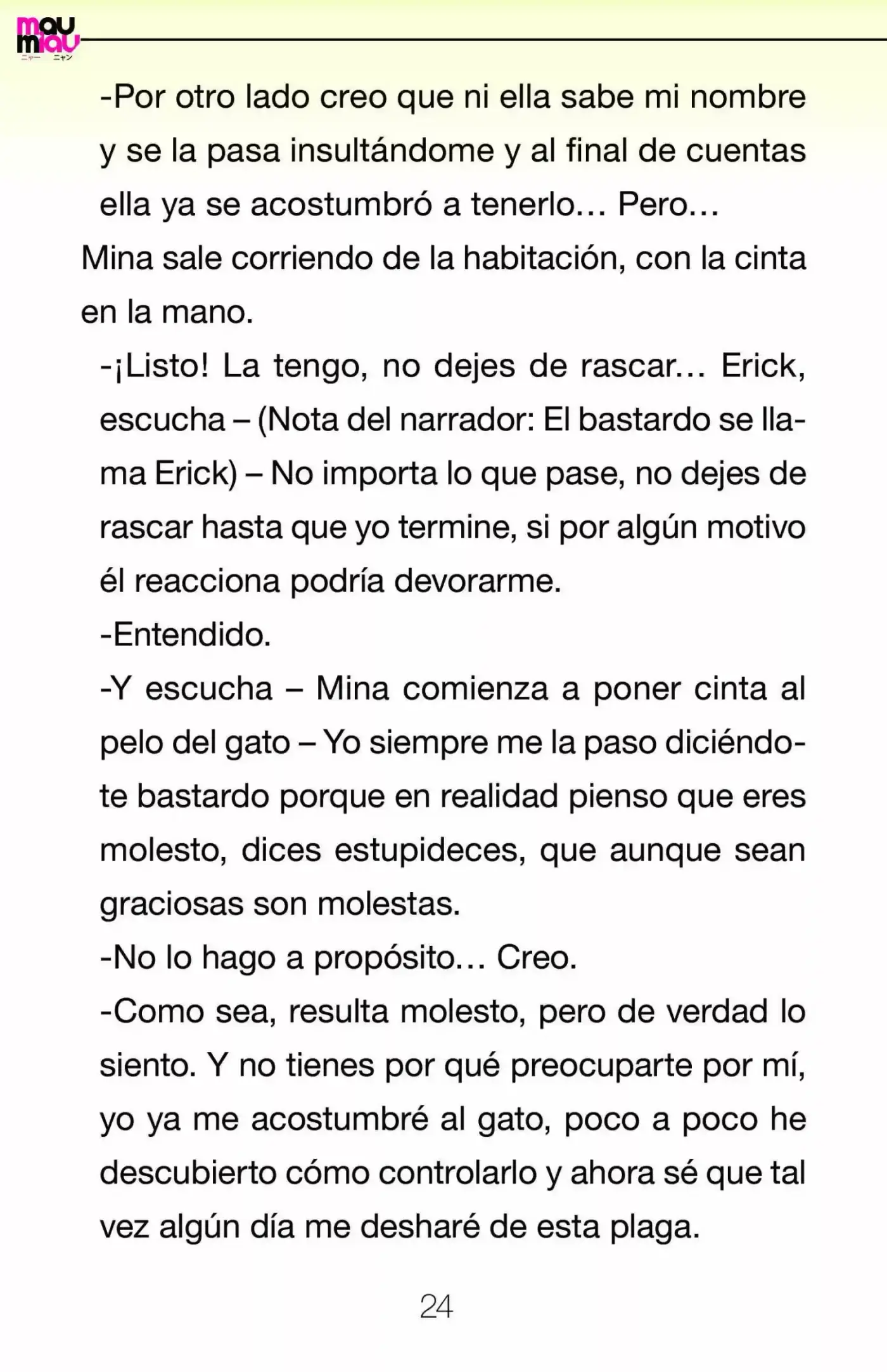 Maumiau (Novela) - Capítulo 2 - Página 17 - LectorTMOo