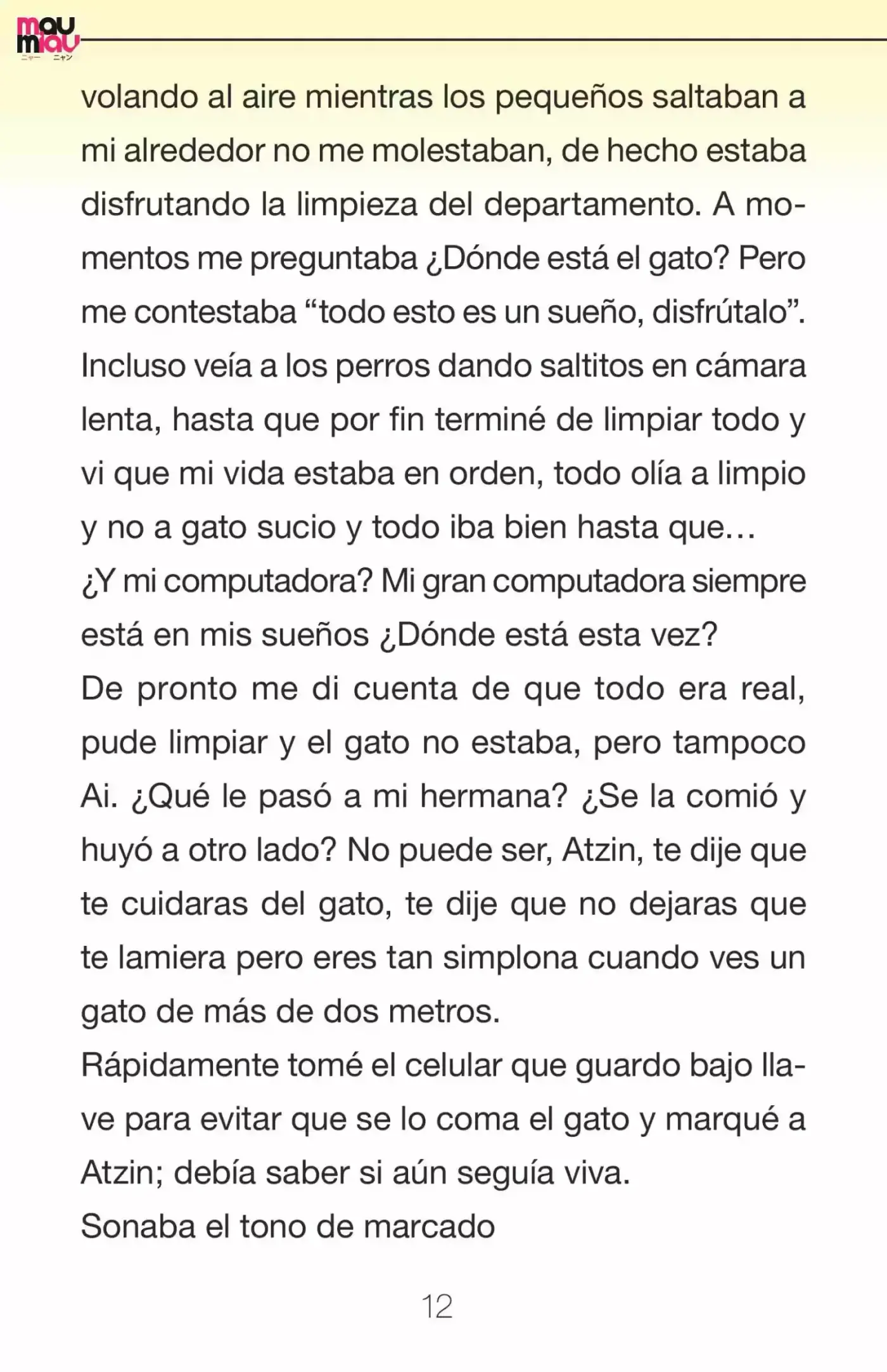 Maumiau (Novela) - Capítulo 4 - Página 6 - LectorTMOo