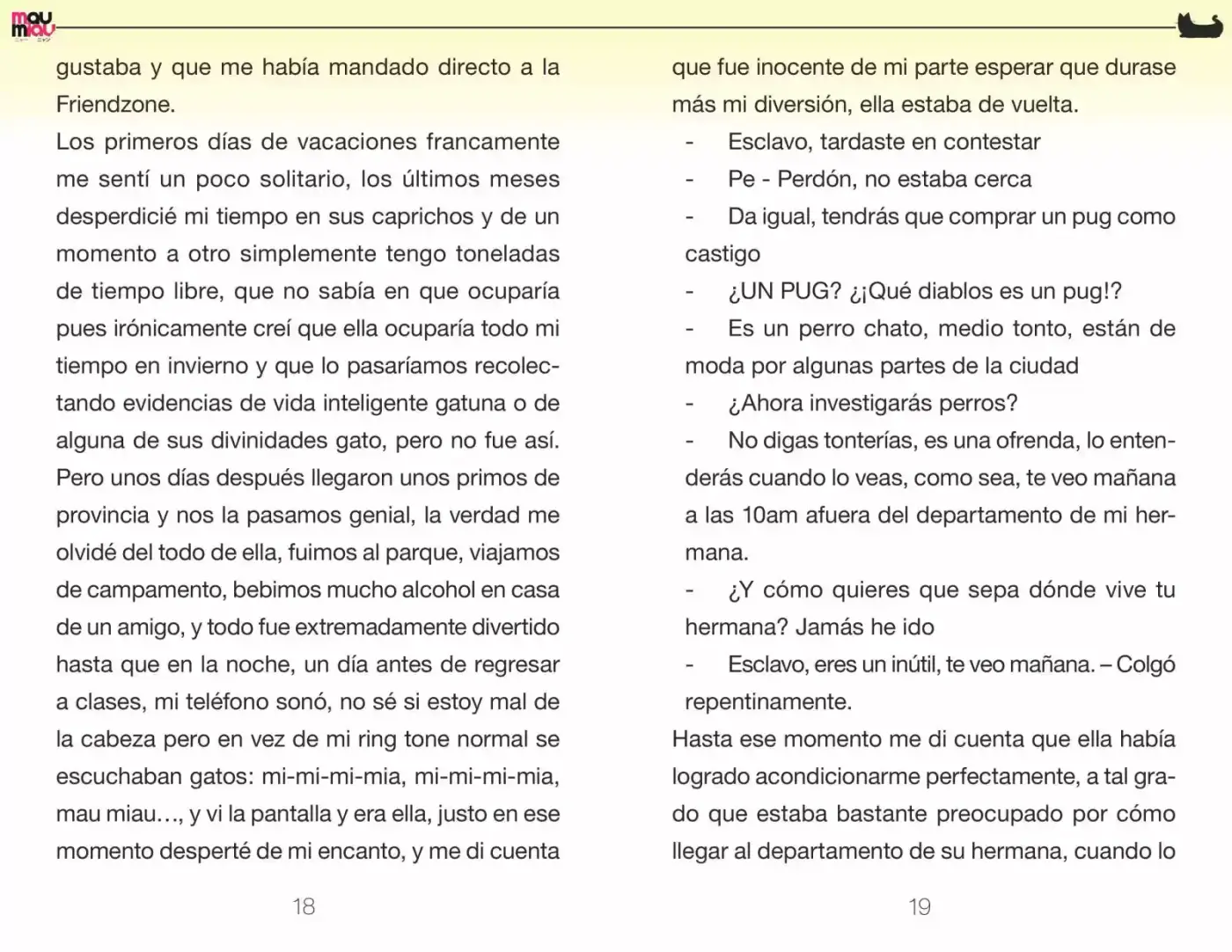 Maumiau (Novela) - Capítulo 5 - Página 7 - LectorTMOo
