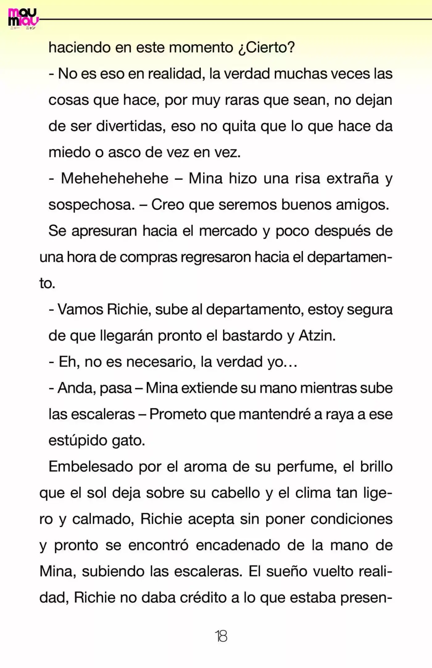 Maumiau (Novela) - Capítulo 6 - Página 11 - LectorTMOo