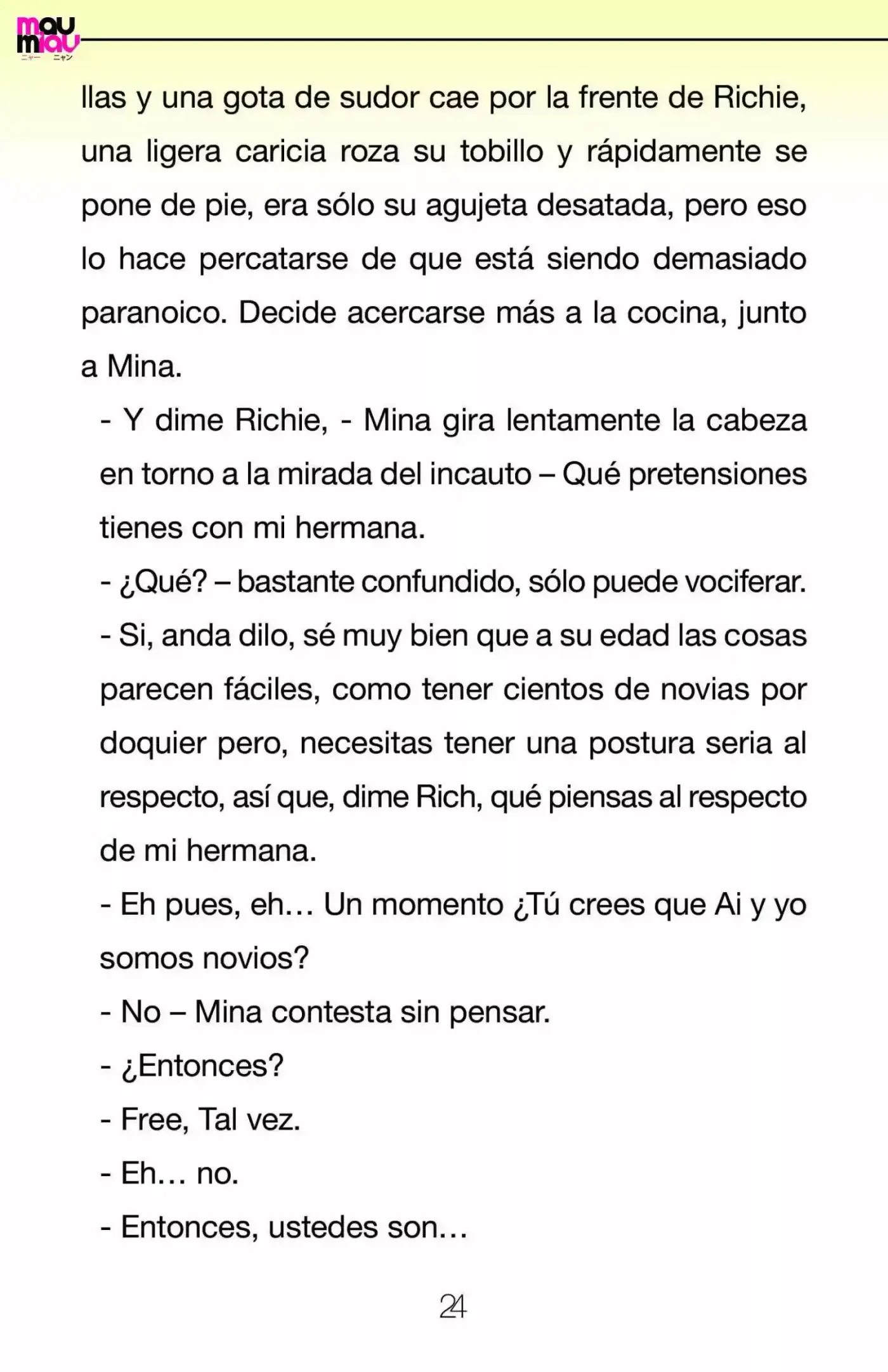 Maumiau (Novela) - Capítulo 6 - Página 17 - LectorTMOo